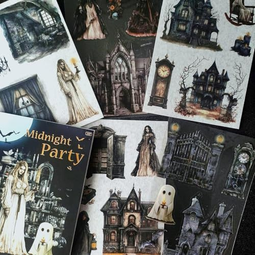 Scrapbook Stickers Zubehör Für Bullet Journal,Gotic Theme Für Dekoration