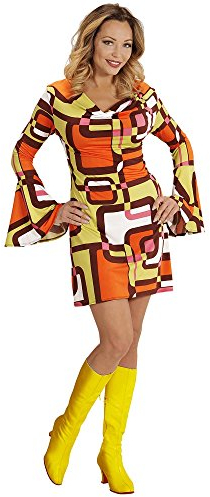 Widmann - Kostüm 70er Jahre Retrokleid Tubes, Disco, Karneval, Mottoparty