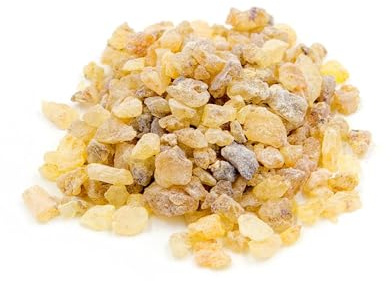 Premium Copal zum Räuchern und Verbrennen auf Räucherkohle, reines Harz grob gemahlen, original Luxflair® Räucherwerk in der 50g Packung
