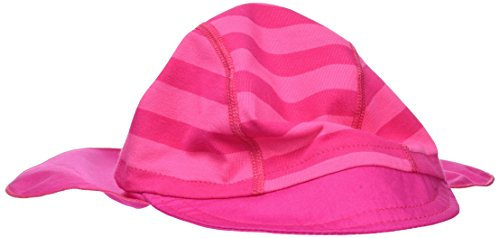 maximo Mädchen Schildmütze, Nackenschutz Mütze, Rot (Pink/Dunkelpink 405), 51