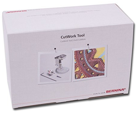 Bernina CutWork Tool | 3D-Effekte & Locheffekte | Präzise Kanten, schnell & gleichmäßig | Metall, Automatisch, Stoffschneidemaschine