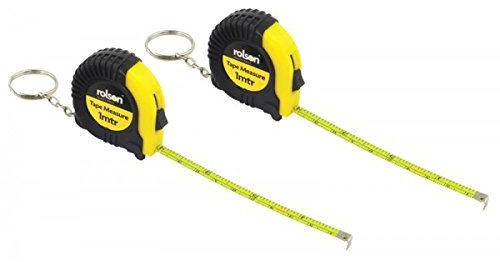 Rolson 2 X Tape Measure, 1m - 2 Pieces