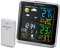 Bresser 7007201 Wetterstation Funk mit Außensensor ClimaTemp TB Wetterstation mit LCD Farbdisplay und zwei Weckzeiten, Schwarz/Grau