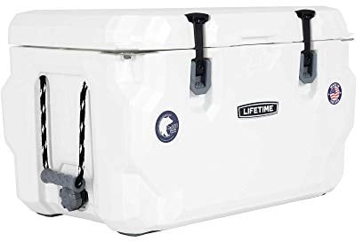 LIFETIME 91005 65 Quart High Performance Cooler, Arctic White