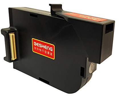 BESHENG Original Schnell Trocken PT2000SE Tintenpatrone für Handheld-Tintenstrahldrucker (Schwarz)