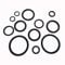 5 x O-Ring Schnurstärke 2,0 mm NBR Ø 27 x 2 mm