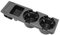 Doo Engy Porte-gobelet pour console centrale - Double porte-gobelet - Style carbone - Pour E46 316i 318d 318i 320d 320i 323i 325i 325xi 328i 330d 330i M3