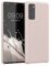 kwmobile Hülle kompatibel mit Samsung Galaxy S20 FE Hülle - Silikon Handy Case - Handyhülle weiche Oberfläche - kabelloses Laden - Coconut Swirl