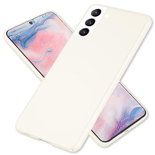 NALIA Ultra Slim Hardcase für Samsung Galaxy S22 Plus - Hülle, Weiß | Erhöhter Kamerarand, Kabelloses Laden, Kratzfestes Polycarbonat, Rutschhemmende Silk-Touch Oberfläche, PUREFIT