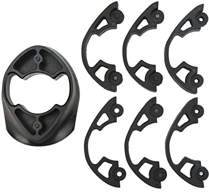 Bicycle Washer, Plastic and Aluminum Alloy Bike Headset Spacer, Compatible with F8, F10, F12 Models, Black, for Cyclists, Commuters, and Fitness Enthusiasts
