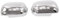Silberne Chrom-Rückseitenspiegel-Abdeckkappe mit LED-Blinkerlampe, für Toyota Hilux Vigo 2005-2011