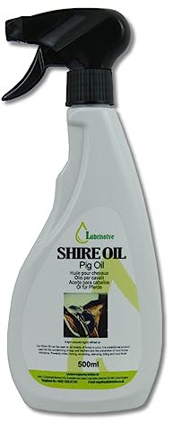 Lubrisolve 500 ml 100% Pure Shire Oil (Pig Oil) Spray Bottle