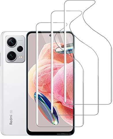Snailcanfly 2 pcs Film hydrogel pour Xiaomi Redmi Note 12 4G 6.67 Haute Sensibilité film Flexible TPU Protecteurs d'écran Antidéflagrants Pas de Verre Trempé