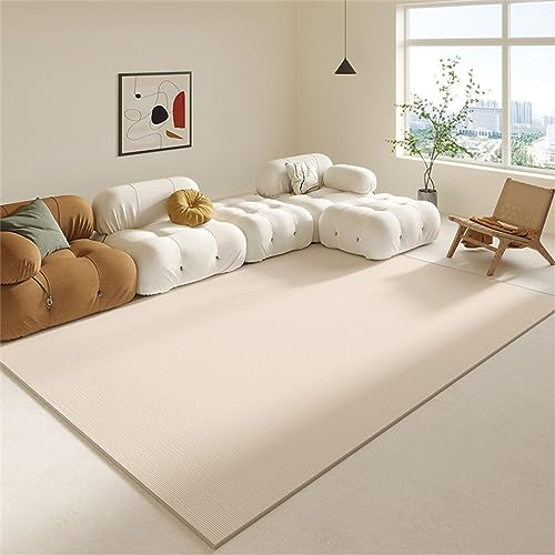 DJHWWD Kinderteppiche Kurzflor Teppich Helles Apricot, Moderner, Minimalistischer Bürobereich, Wohnzimmer, Arbeitszimmer, Flur, Sicher, Umweltschutz, Langlebig Teppich Jugendzimmer Mädchen 80X120cm