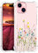 Topgraph Case Compatible for Iphone 15 Plus Floral Flower Clear Cute For Women Girly Designer Girls,Silicone Transparent Phone Case Floral Design Compatible with Iphone 15 Plus (Flower Bouquet Wild)