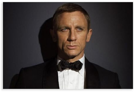 Daniel Craig Poster auf Leinwand, Schlafzimmer, Dekoration, Sport, Landschaft, Büro, Raumdekoration, Geschenk, ungerahmt, 20 x 30 cm