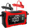 HTRC 10A Autobatterie Ladegerät, 12V/24V Batterie Ladegerät für Auto LKW Motorrad Rasenmäher Boot Marine Batterien, Blei-Säure Ladegerät, Lithium Ladegerät, LiFePO4 Ladegerät