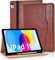 Vkooer Custodia per iPad 10 Generation Cover Protettiva Pelle PU - iPad 10.9 pollici 2022 con Auto Svegliati/Sonno e Supporto Funzione Flip Tasca Case, Marrone