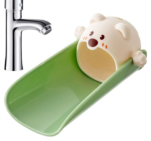 Wasserhahnverlängerung für Kinder, Cartoon-Tier-Form, Waschbeckengriff, Cartoon-Wasserhahn-Verlängerung für Küche, Kinderbadezimmer