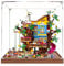 Acrylique Vitrine Transparent Compatible avec Le-go 41703 Cabane dans Les Arbres de l'amitié Good Friends Modèle Vitrine Présentoirs (Vitrine Uniquement,modèle Non Inclus) E,2MM