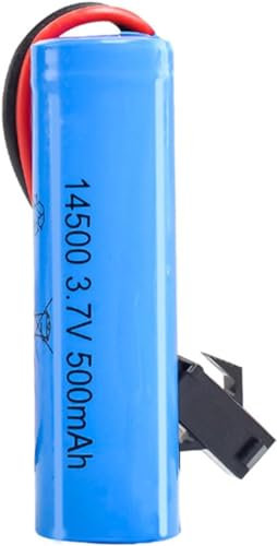 ZWDCVFGK 14500 3.7v Sm-2p 500mah Single Rechargeable lithium Battery Battery Cell large Capacity Rechargeable