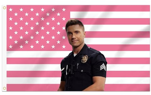 Shmbada, dekorative Flagge mit Eric Winter als Tim Bradford, 91,4 x 152,4 cm, Wandbehang oder Poster mit 2 Messingösen, doppelt gesäumt, für drinnen und draußen – ideal als Wanddeko, für Zimmer