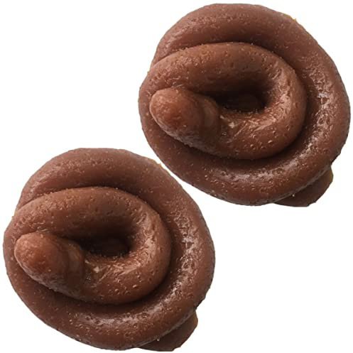 JOINPAYA 2stücke Gefälschter Kuhkot Für Halloween Lustige Streichrequisiten Realistisches Gefälschtes Kotspielzeug Knifflige Party Spielzeuge Für Aprilscherze Und Halloween-streiche