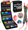 WOGOPRO Feutre Acrylique, 60 Couleurs Marqueur Peinture Acrylique, Contient 8 Couleurs Métalliques, Double Pointe Acrylic Paint Marker pour Pierres Bois Verre Toile Papier Céramique Plastique