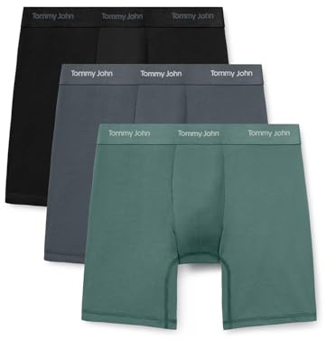 Tommy John Men's Luxe Modal 6 Boxer Brief Underwear, X-Large