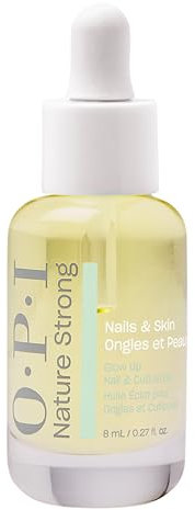 OPI Nature Strong Skincare Glow Up Nail and Cutlicle Oil - Olio Per Unghie E Cuticole Con Vitamina E, Per Cuticole morbide e nutrite – 8ml