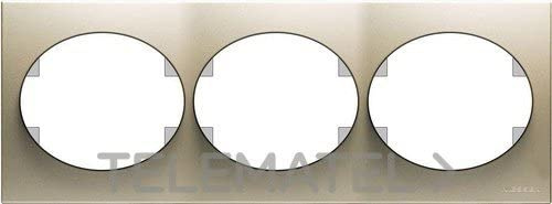 Niessen tacto - Marco 3 elemento horizontal tacto cava