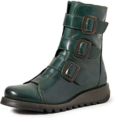 Fly London Scop110fly, Stivali Donna, Verde (Petrol 005), 35 EU