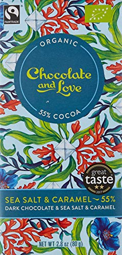 Dark Chocolate with Caramel & Sea Salt, 80g