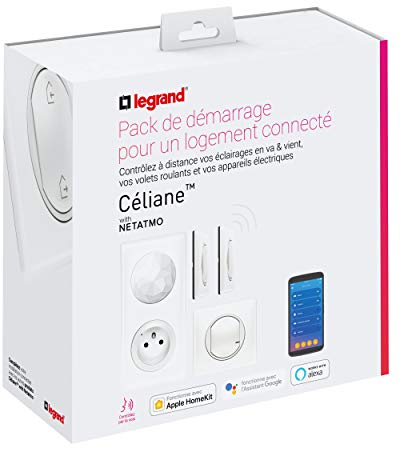 Legrand 067690 Pack CDE Gene+Enchufe Inter BLAN, Blanco