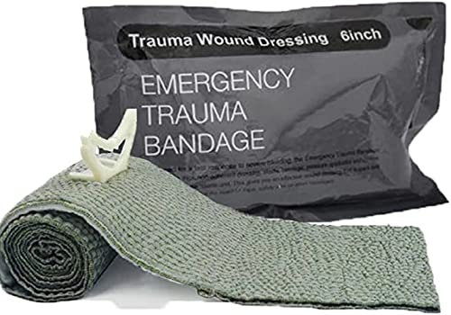 6 Inch Israeli Compression Bandage IFAK EMT Notfallverband im Militär-Stil, 20 Stück