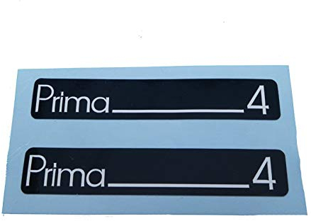 Hercules Prima 4, Ersatz Sticker, Trittbrett und Motorverkleidung Schriftzug. Zum Oldtimer Restaurieren von Lack. Motorrad Emblem Alternative