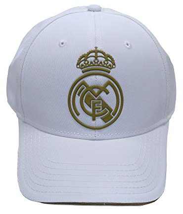 Real Madrid FC Rm3go19, Erwachsene Unisex Weiß/Gold, Einheitsgröße
