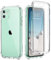 SURITCH Compatible with iPhone 11 Case 360 Shockproof, Clear Cover and Silicone TPU Bumper and Screen Protector, Front and Back Full Body Drop Proof Anti Yellow Case for iPhone 11 6.1 Inch - Clear