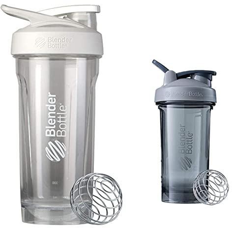 BlenderBottle Strada Shaker Cup Perfect for Protein Shakes and Pre Workout, 28-Ounce, White