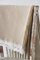 Textil-home Bettüberwurf, Mehrzweck/Plaid 230 x 285cm Dante - Eignet Sich als Sofaüberwurf und auch als Tagesdecke. Farbe Beige