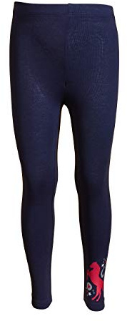 SALT AND PEPPER Legging pour Fille Riding uni., Bleu Marine, 24 Mois