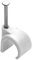 DEBFLEX 700475 Grapas para Cable Ø 20 A 25 Mm Blanco Bolsa De 25, Set Piezas