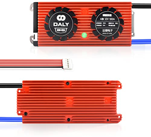 4s bms 12v-BMS 4S 12V 100A LiFePO4 Battery Protection Board with Balance Leads Wires-lifepo4 4s bms board 12v