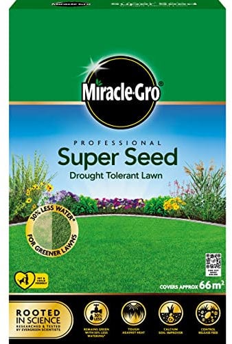 Miracle-Gro Professional Drought Tolerant Lawn Seed, 66 m2, Green