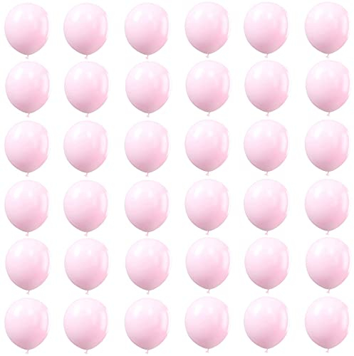 Ballon Rose,36 Pièces 5 Pouces Ballons de Baudruche,Ballon Anniversaire,Ballons Rose en Latex Macaron Helium Gonflable de Fete,Mariage,Baby Shower,Anniversaire Decoration pour Femmes Garçons