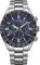 Citizen Herren Eco-Drive Solar Funk Chronograph Armbanduhr aus Titan mit Titan Armband - CB5945-85L
