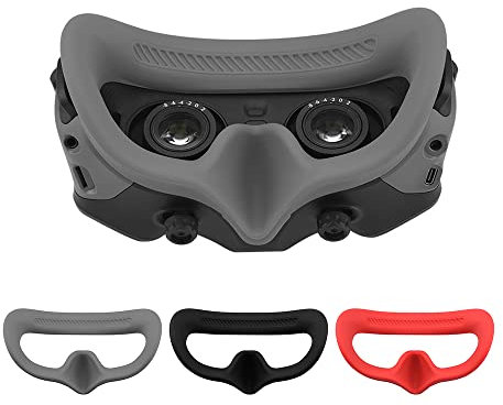 ZJRXM Avata FPV Drone Zubehör, Faceplate Eye Pad Schutzhülle für DJI Goggles 2 (Grau)