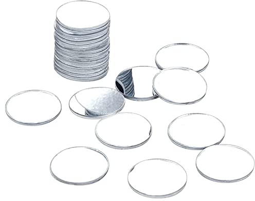 DARENYI 20 Stück kleiner runder Wandspiegel, selbstklebend, abnehmbar, Wanddekoration, DIY, Wandaufkleber