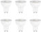 Caldarax 6 Stück GU10 LED Lampe Naturweiß 4000K, 5W GU10 LED Leuchtmittel Ersetzt 50W Halogenlampen, 500 Lumen, Abstrahlwinkel 120°, MR16 230V Reflektorlampe, Nicht Dimmbar