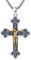 TwoAnts Jesus Kreuz Kette 925er Sterling Silber Religiöses Amulett Glaube Anhänger Halskette Christlicher Schmuck Geschenke für Herren Damen
